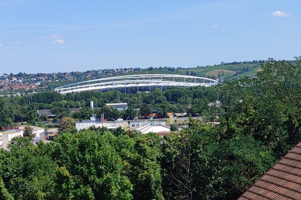 Blick aus Arena View Apartment Blick aus Arena View Apartment